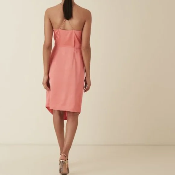 NWT REISS | Halter Cocktail Dress - Picture 6 of 8